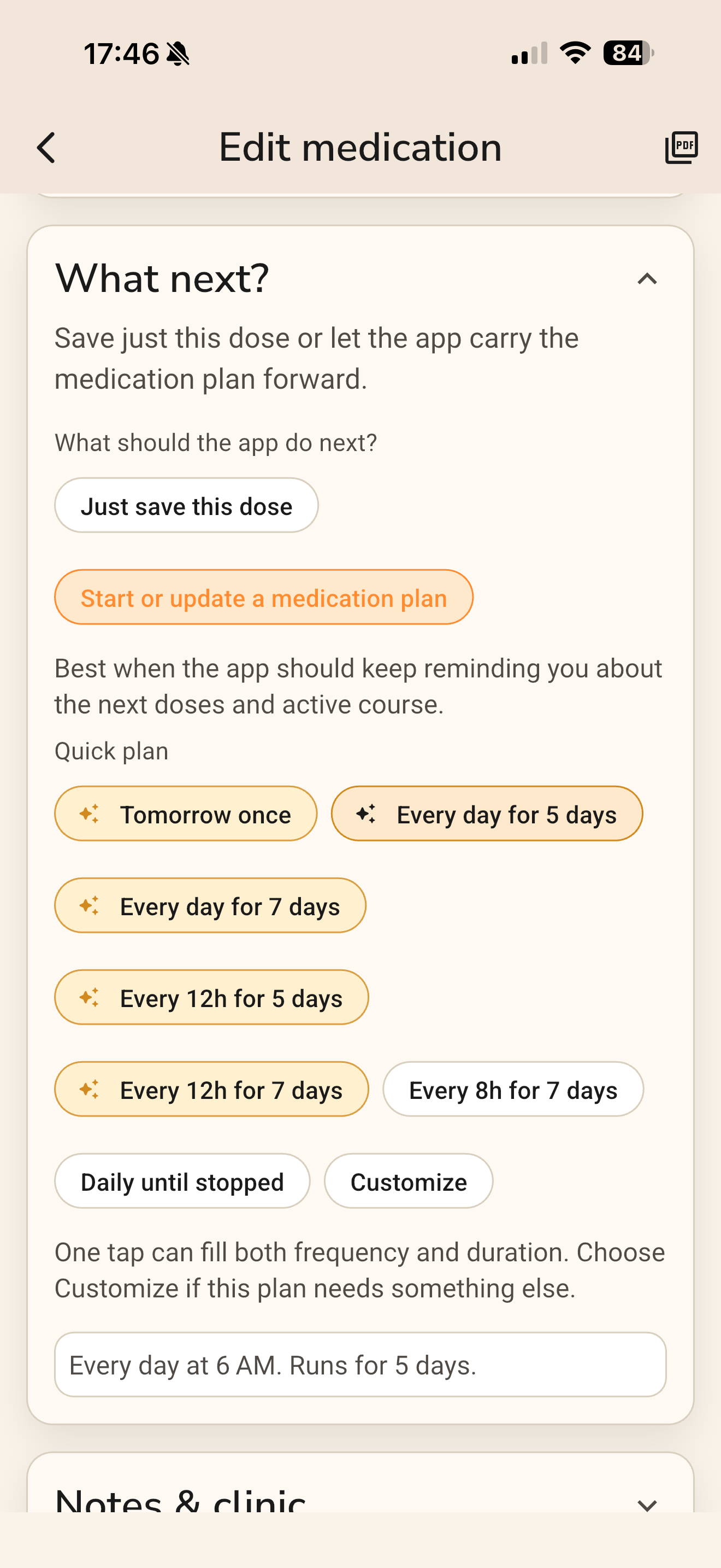 App screen 9
